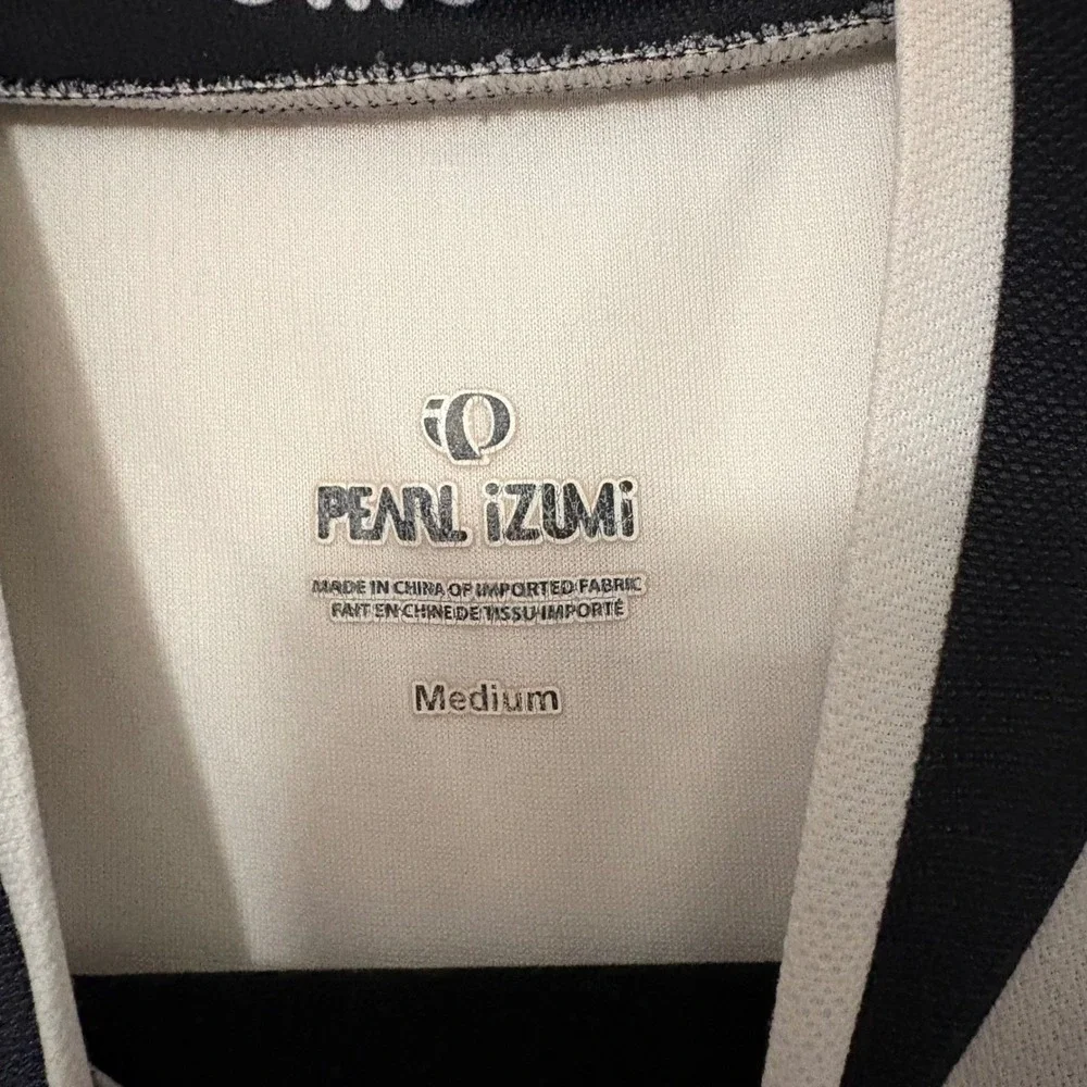 Pearl Izumi PI Originals Mens‎ Cycling Jersey White Black Short Sleeve Medium